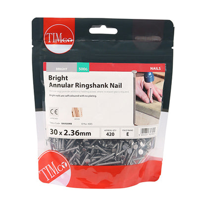 TIMCO Annular Ringshank Nails Bright - 30 x 2.36 - Image