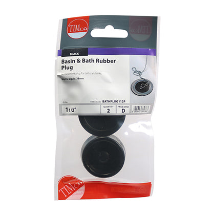 TIMCO Bath & Sink Plugs - 1 1/2" - Image