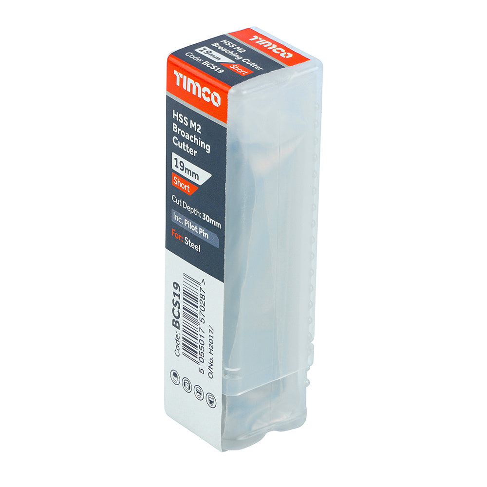 TIMCO Broaching Cutter HSS M2 Short - 19 x 30 - Image