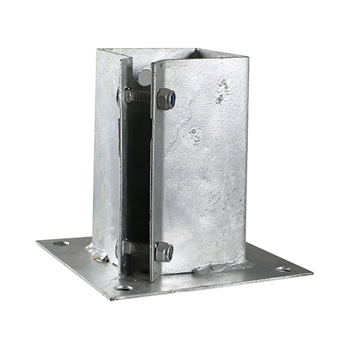 TIMCO Bolt Down Post Support Bolt Secure Hot Dipped Galvanised - 75mm - Image