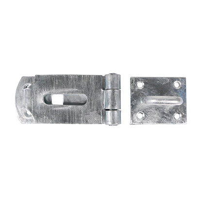TIMCO Heavy Duty Hasp & Staple Secure Bolt On Hot Dipped Galvanised - 8" - Image