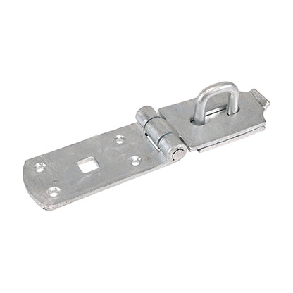 TIMCO Heavy Duty Hasp & Staple Secure Bolt On Hot Dipped Galvanised - 8" - Image
