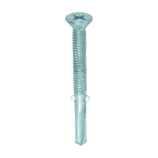 TIMCO Self-Drilling Wing-Tip Steel to Timber Heavy Section A2 Stainless Steel Bi-Metal Screws  - 5.5 x 55 - Image