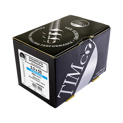 TIMCO Self-Drilling Wing-Tip Steel to Timber Heavy Section A2 Stainless Steel Bi-Metal Screws  - 5.5 x 85 - Image