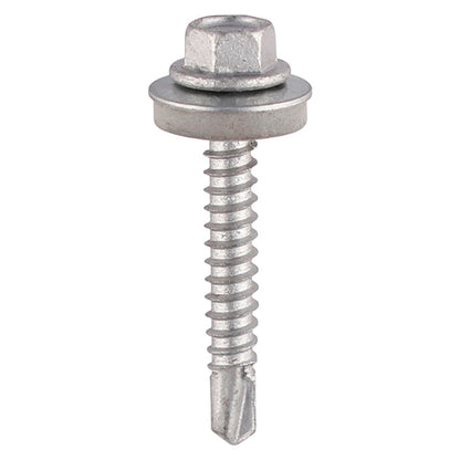 TIMCO Self-Drilling Light Section A2 Stainless Steel Bi-Metal Screws with EPDM Washer - 5.5 x 100 - Image