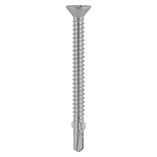 TIMCO Self-Drilling Wing-Tip Steel to Timber Light Section A2 Stainless Steel Bi-Metal Screws  - 5.5 x 65 - Image
