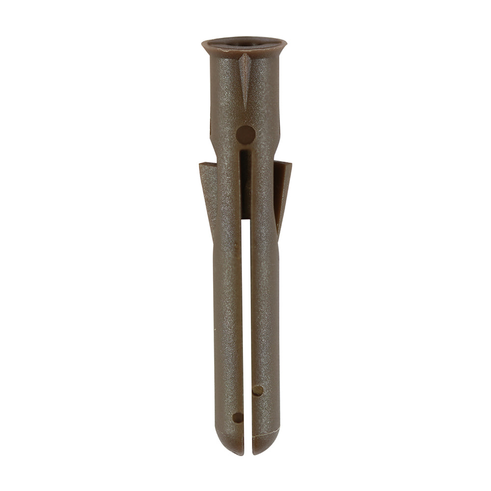 TIMCO Brown Premium Plastic Plugs - 42mm - Image