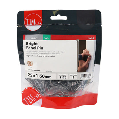 TIMCO Panel Pins Bright - 25 x 1.60 - Image