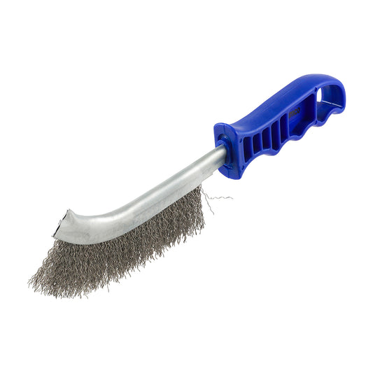 TIMCO Blue Handle Wire Brush S/Steel - 255mm - Image