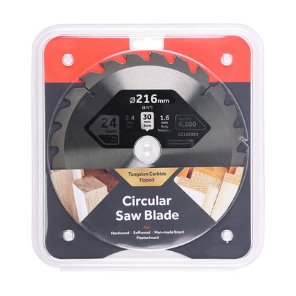 TIMCO Circular Saw Blade General Purpose Coarse/Medium - 216 x 30 x 24T - Image