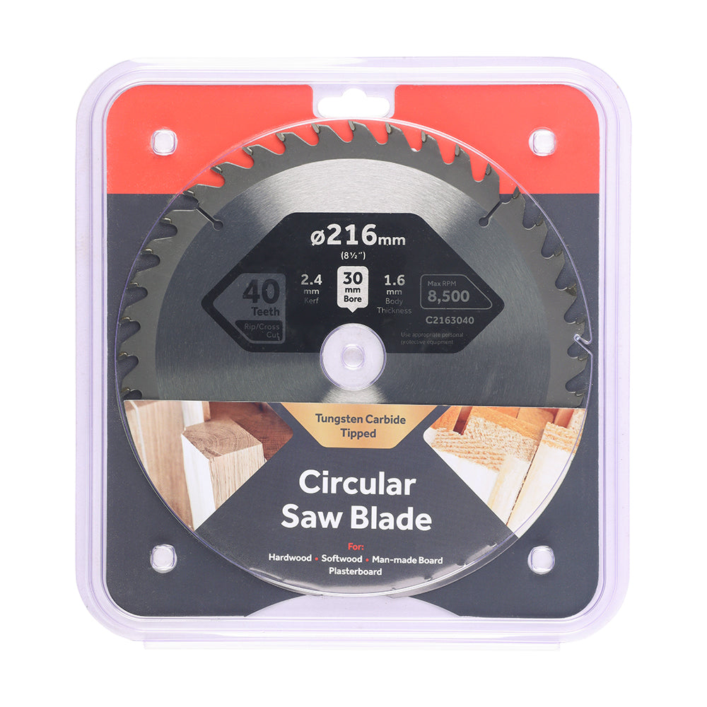 TIMCO Circular Saw Blade Trimming/Crosscut Medium/Fine - 216 x 30 x 40T - Image