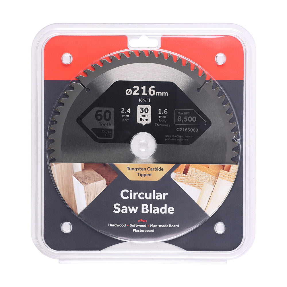 TIMCO Circular Saw Blade Fine Trim/Finishing Extra Fine - 216 x 30 x 60T - Image