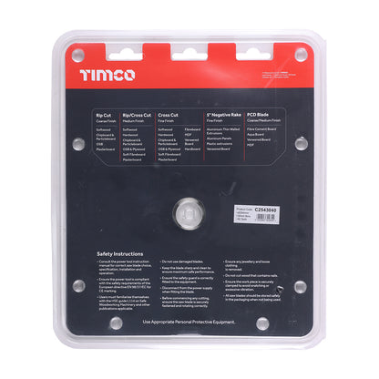 TIMCO Circular Saw Blade Combination Medium - 254 x 30 x 40T - Image