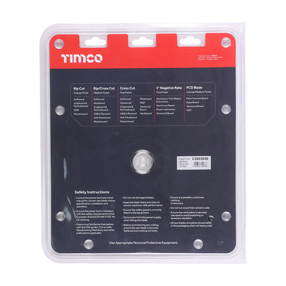 TIMCO Circular Saw Blade General Purpose Coarse/Medium - 260 x 30 x 30T - Image