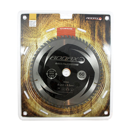 TIMCO Circular Saw Blade Trimming/Crosscut Medium/Fine - 260 x 30 x 60T - Image
