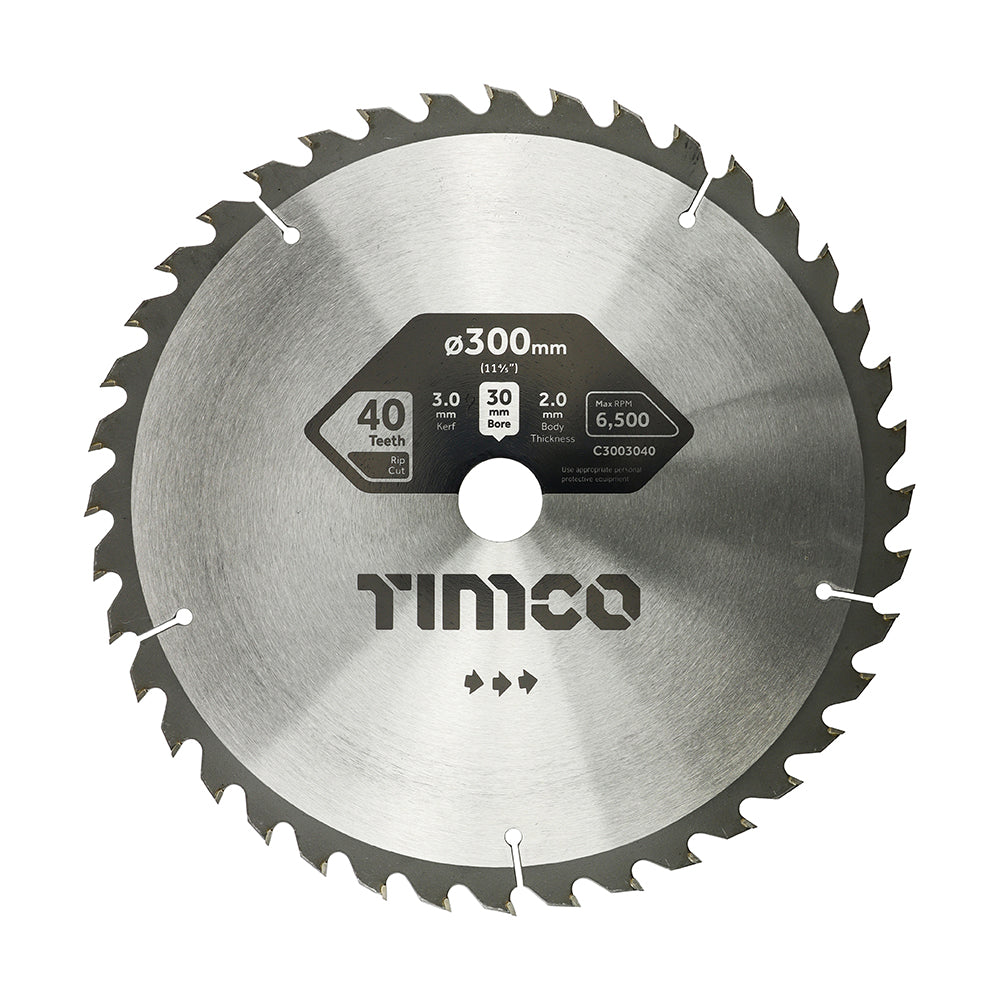 TIMCO Circular Saw Blade Combination Medium - 300 x 30 x 40T - Image