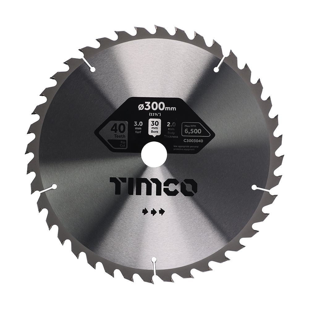 TIMCO Circular Saw Blade Trimming/Crosscut Medium/Fine - 300 x 30 x 80T - Image