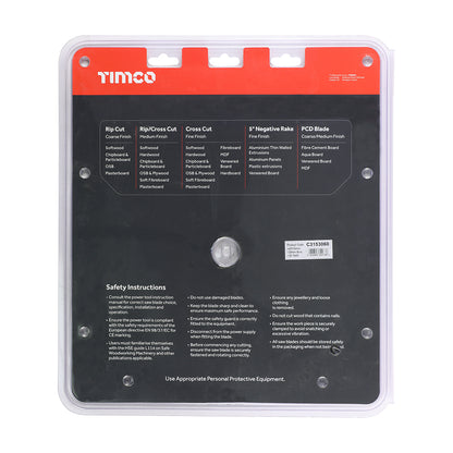 TIMCO Circular Saw Blade Trimming/Crosscut Medium/Fine - 315 x 30 x 60T - Image