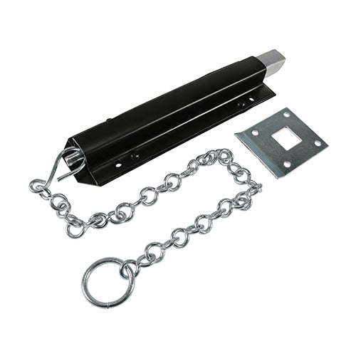 TIMCO Spring Chain Bolt Black - 18" - Image