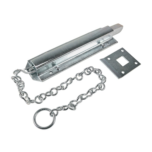 TIMCO Spring Chain Bolt Silver - 18" - Image
