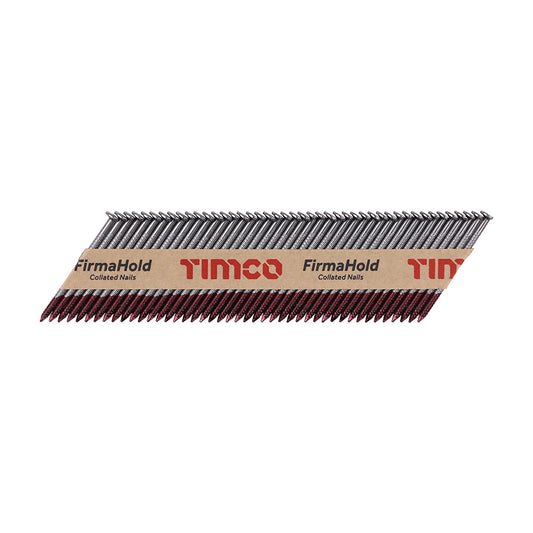 TIMCO FirmaHold Collated Clipped Head Ring Shank Bright Nails - 2.8 x 50 - Image