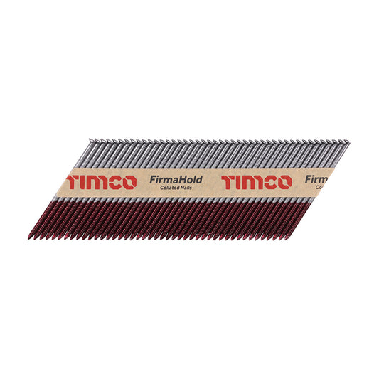 TIMCO FirmaHold Collated Clipped Head Ring Shank Bright Nails - 3.1 x 75 - Image