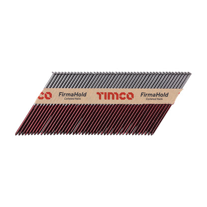 TIMCO FirmaHold Collated Clipped Head Plain Shank Bright Nails - 3.1 x 90 - Image