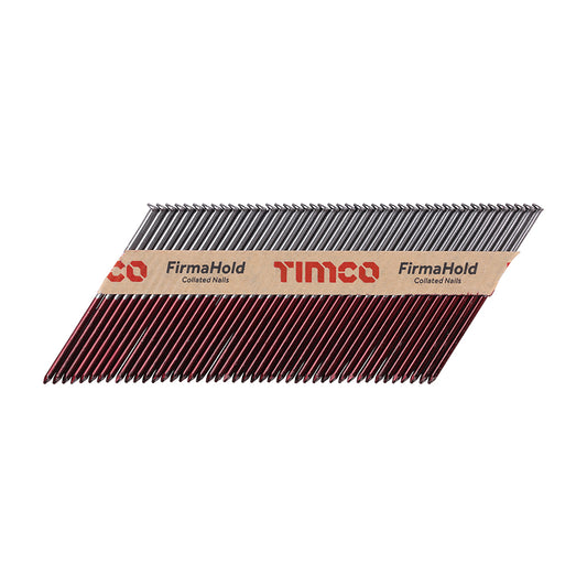 TIMCO FirmaHold Collated Clipped Head Plain Shank Bright Nails - 3.1 x 90 - Image