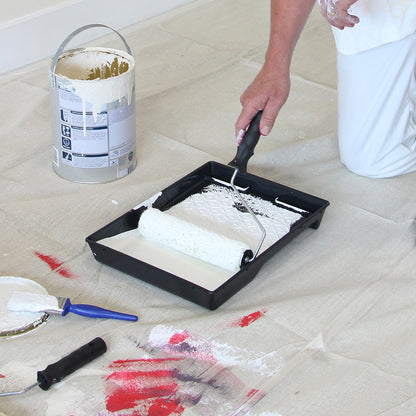 TIMCO Laminated Cotton Twill Dust Sheet - 12ft x 9ft - Image