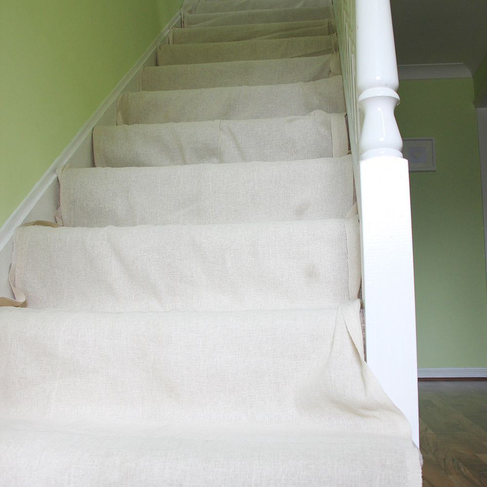 TIMCO Cotton Twill Stair Runner Dust Sheet  - 24ft x 3ft - Image