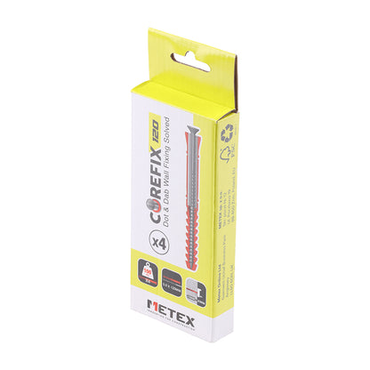 TIMCO Corefix 120 Dot & Dab Wall Fixing - 5.0 x 120 - Image