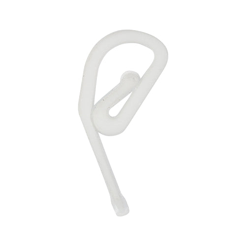 TIMCO Plastic Curtain Hooks White -   - Image