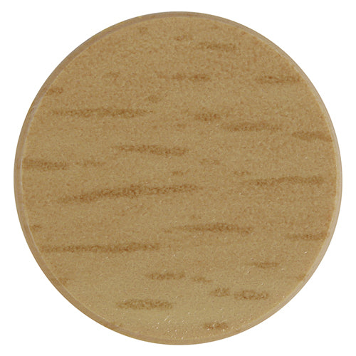 TIMCO Self-Adhesive Screw Cover Caps Beech - 13mm - Image