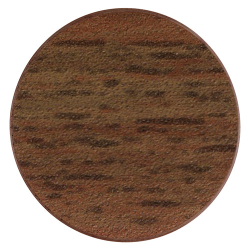 TIMCO Self-Adhesive Screw Cover Caps Dijon Walnut - 13mm - Image
