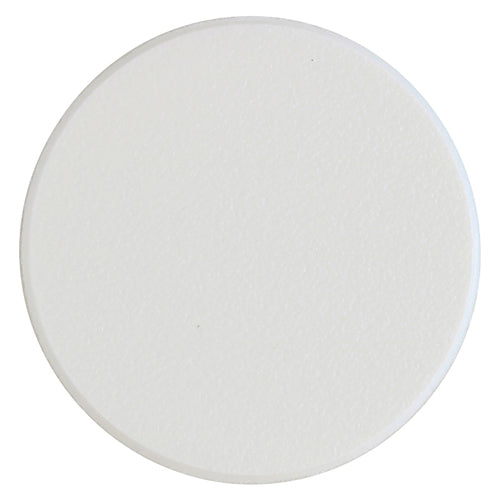 TIMCO Self-Adhesive Screw Cover Caps White Matt - 13mm - Image