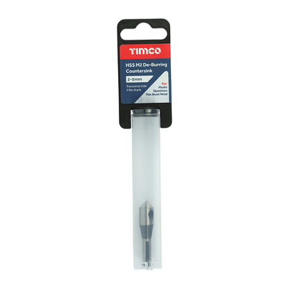TIMCO De-Burring Countersink M2 HSS - 2-5mm - Image