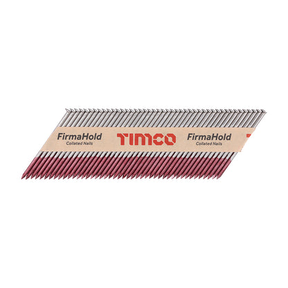 TIMCO FirmaHold Collated Clipped Head Ring Shank A2 Stainless Steel Nails - 2.8 x 63 - Image