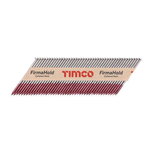 TIMCO FirmaHold Collated Clipped Head Ring Shank A2 Stainless Steel Nails - 2.8 x 63 - Image
