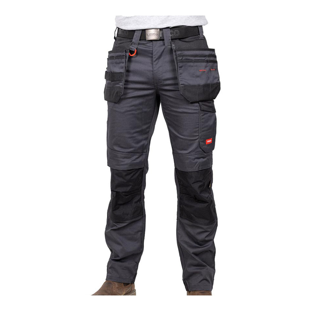 TIMCO Craftsman Trousers - Grey/Black - W34 L32 - Image