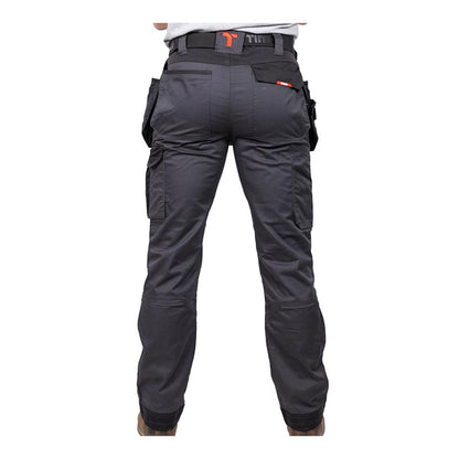 TIMCO Craftsman Trousers - Grey/Black - W34 L32 - Image