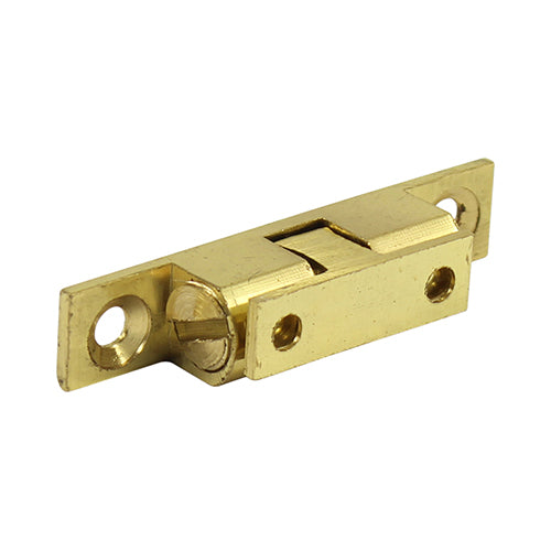 TIMCO Double Ball Catches Electro Brass - 50mm - Image