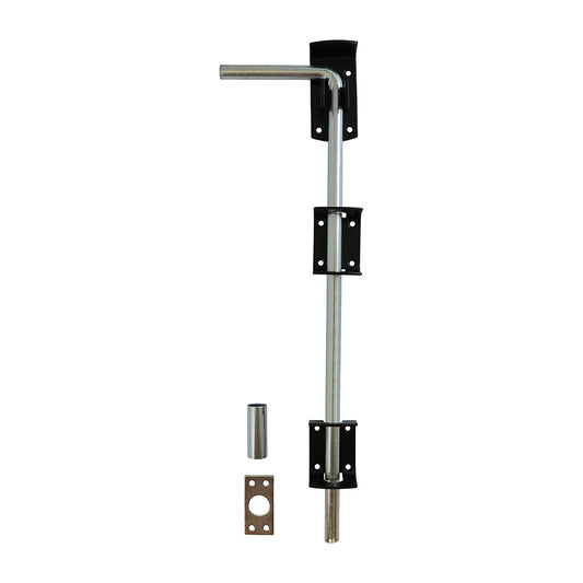TIMCO Garage Drop Down Bolt Black - 18" - Image