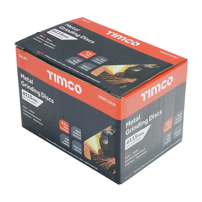 TIMCO B/Abrasive Depressed Metal - 115 x 22.2 x 6.4 - Image