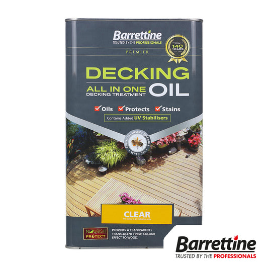Barrettine Decking Oil Clear 5L - Image