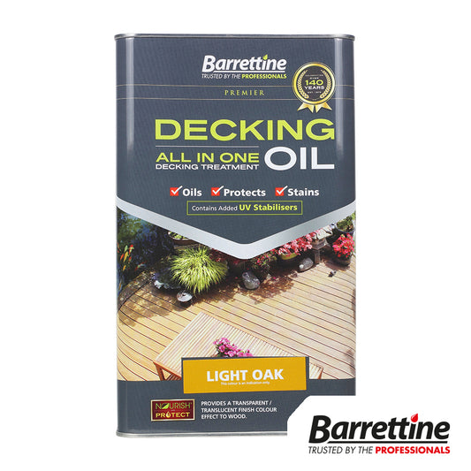 Barrettine Decking Oil Amber Light Oak 5L - Image