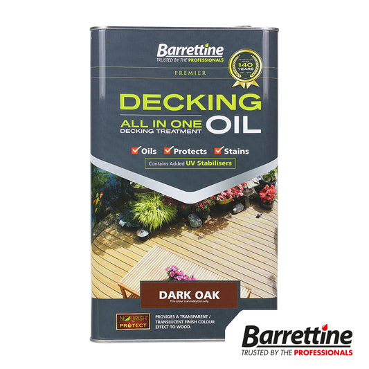 Barrettine Decking Oil Dark Oak 5L - Image