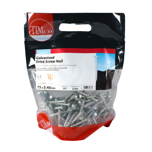 TIMCO Drive Screws Galvanised - 75 x 5.40 - Image