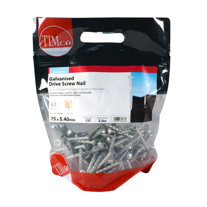 TIMCO Drive Screws Galvanised - 75 x 5.40 - Image