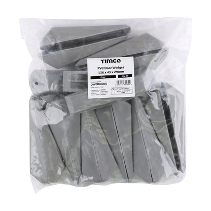 TIMCO PVC Door Wedge - 136 x 43 x 29mm
