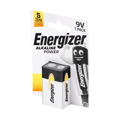 Energizer Alkaline Power 9V Battery - 9V 522 - Image